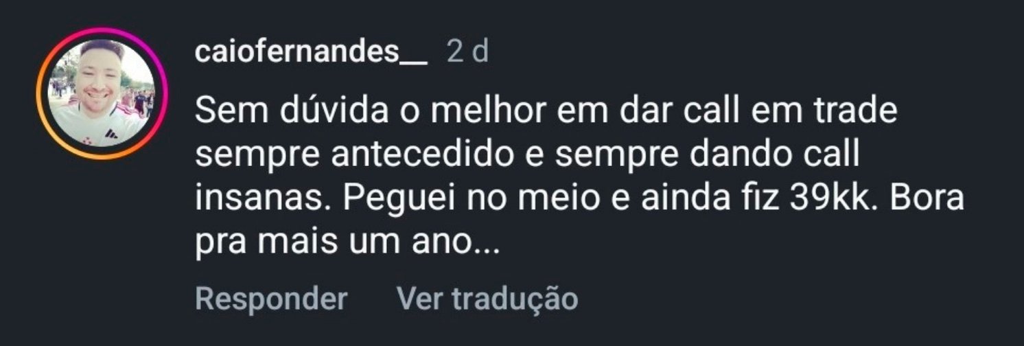 Depoimento de membro do Zenon Trade